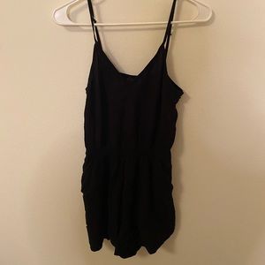 Black romper size small H&M
